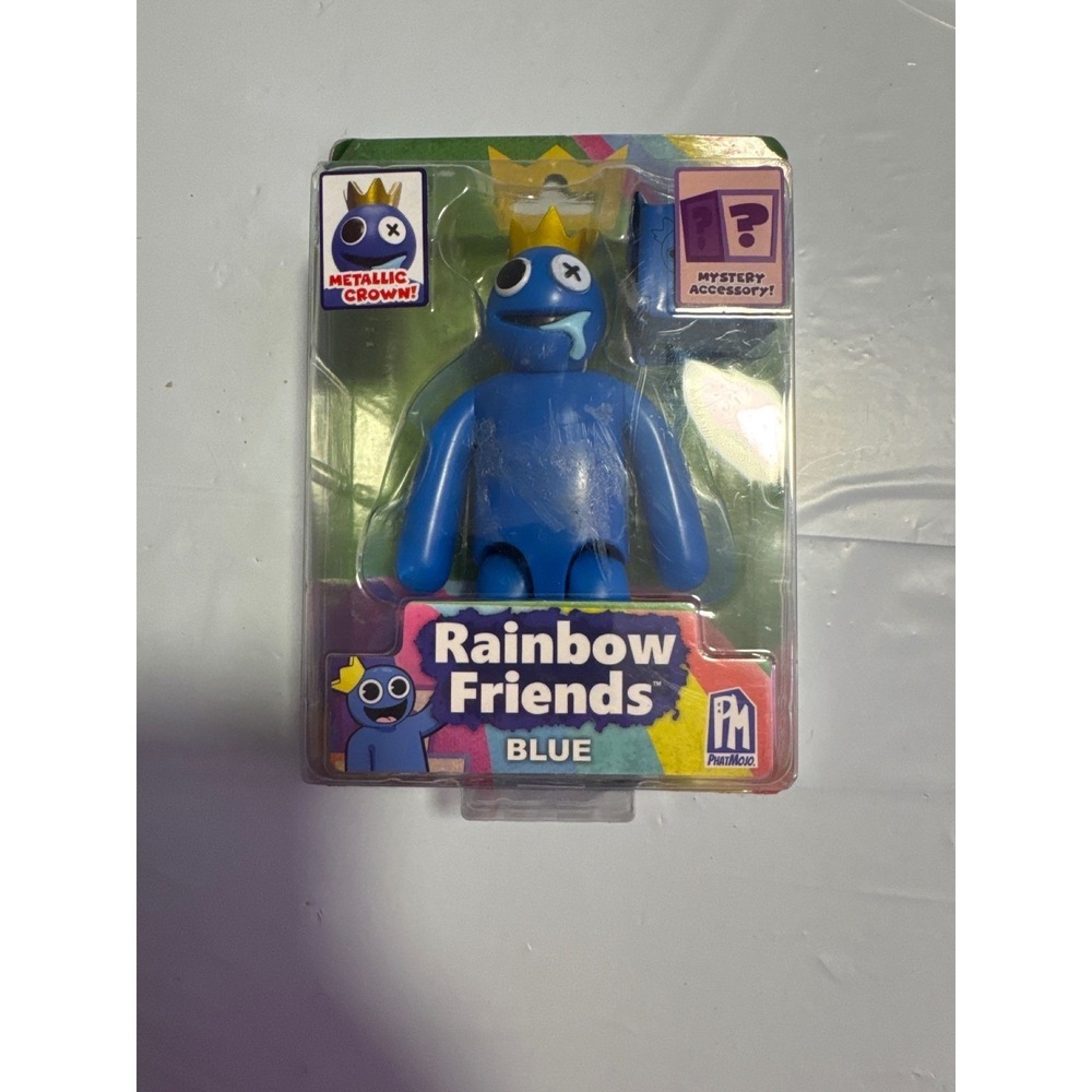 Rainbow Friends Blue Action‎ Figure Metallic Crown Mystery Accessory